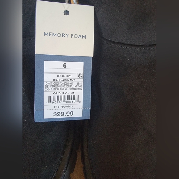 Universal Thread Women's Size 6 May Suede Booties Memory Foam Insole New - Picture 5 of 11